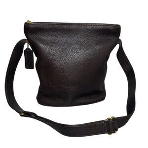 Vintage Coach Equestrian Slim Bucket Bag 4907 Brown Leather Costa Rica